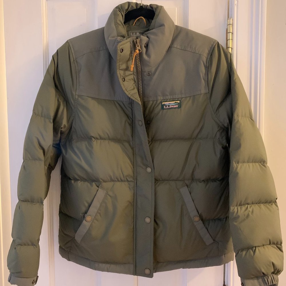 L.L. Bean Mountain Classic Down Jacket - Olive